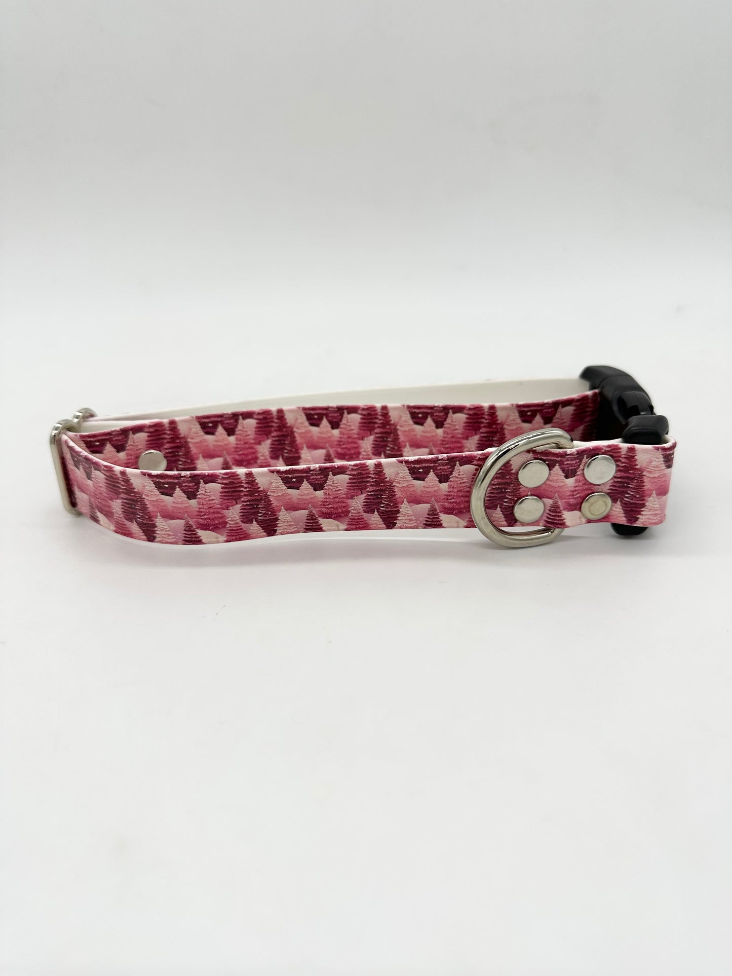 Pink Trees Buckle Collar
