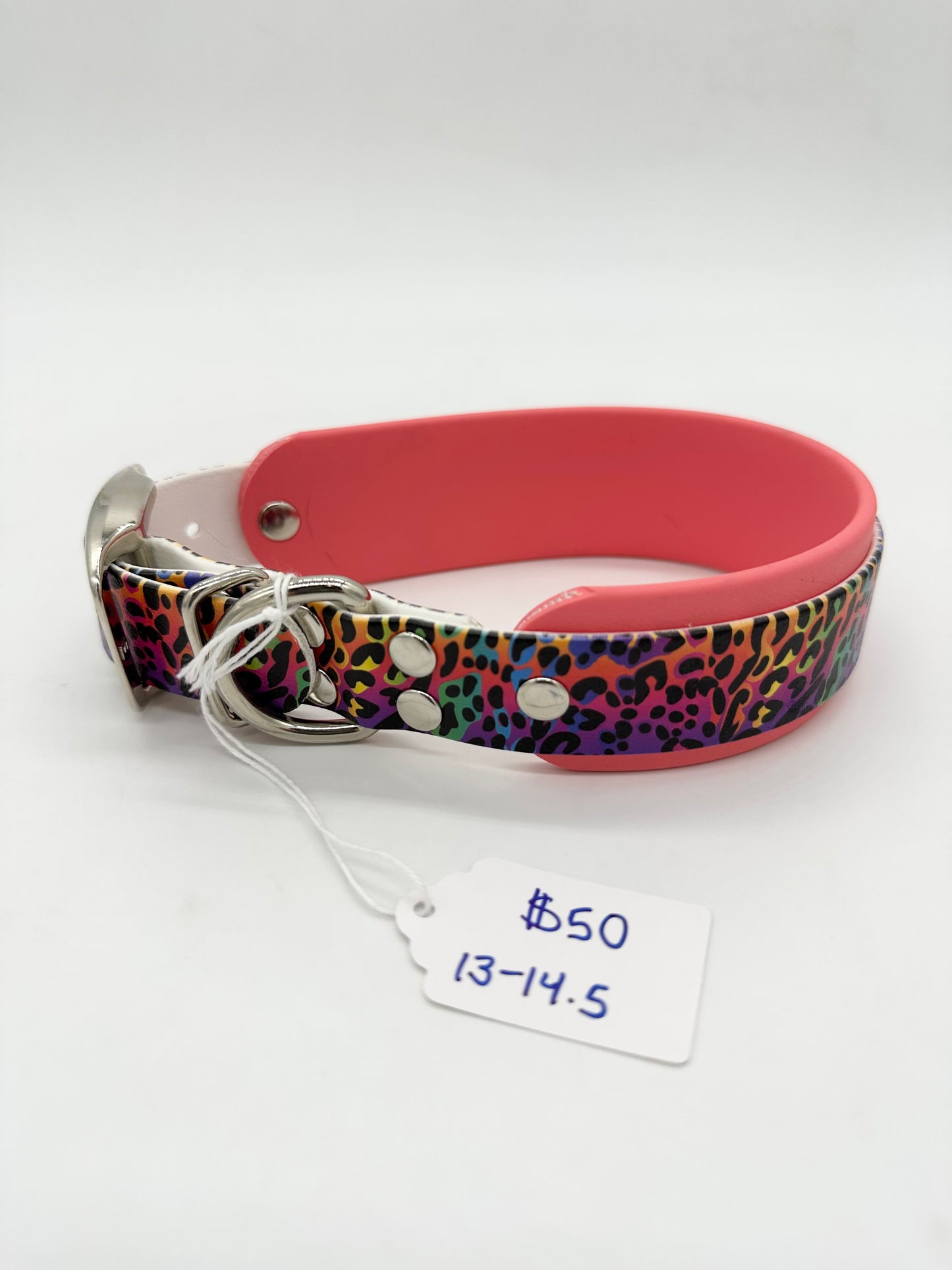 Rainbow Cheetah Collar