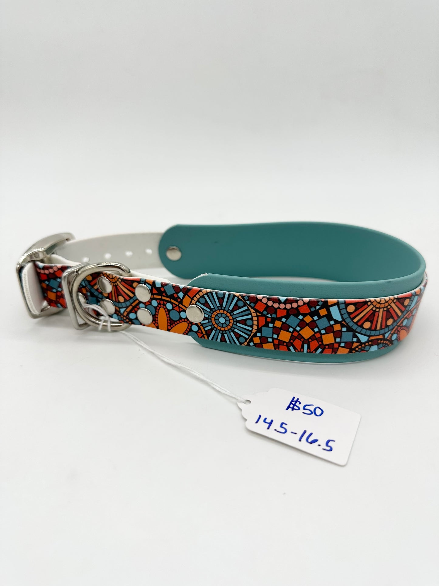 Orange Abstract Design Collar