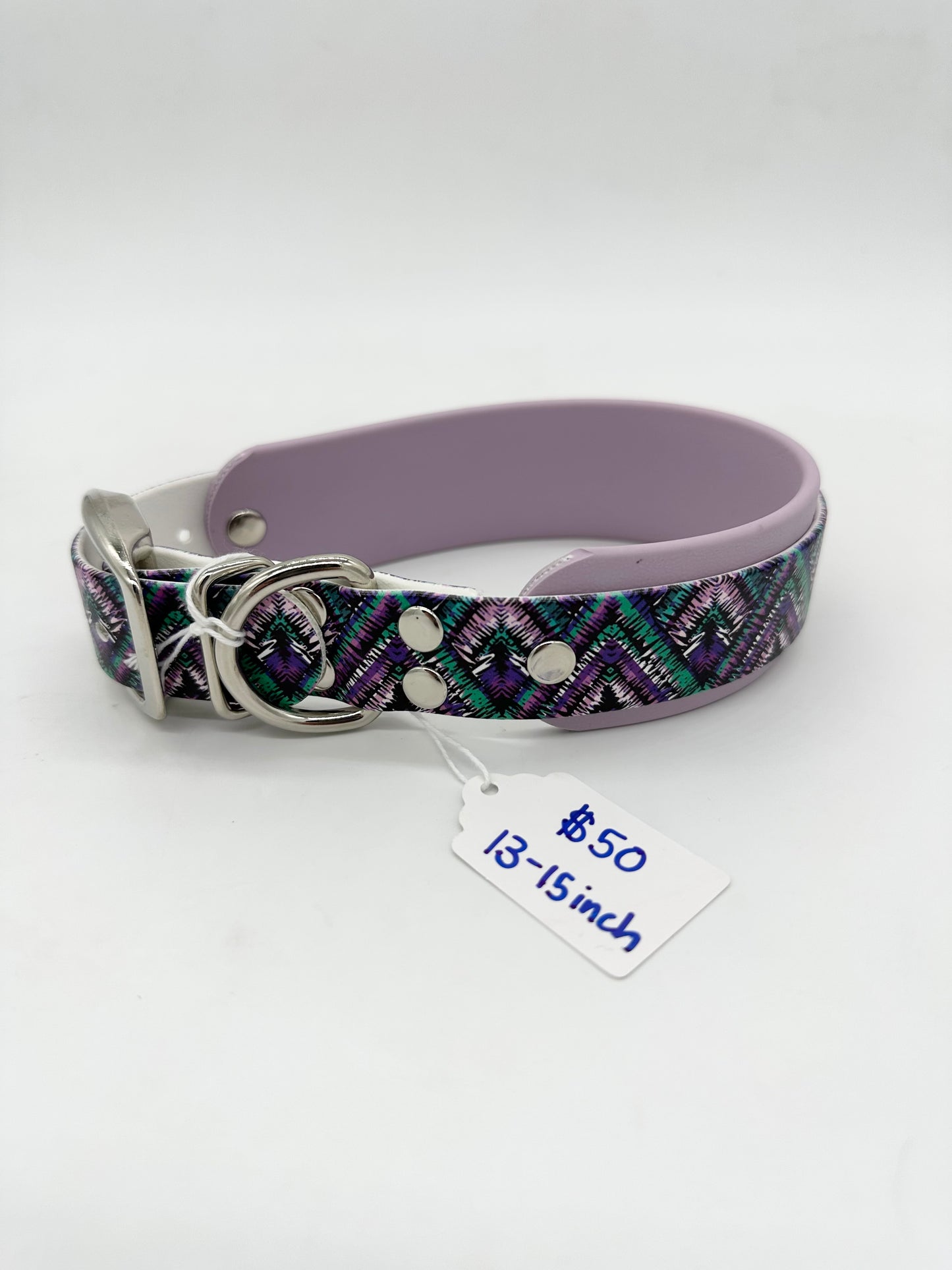 Purple ZigZags Collar