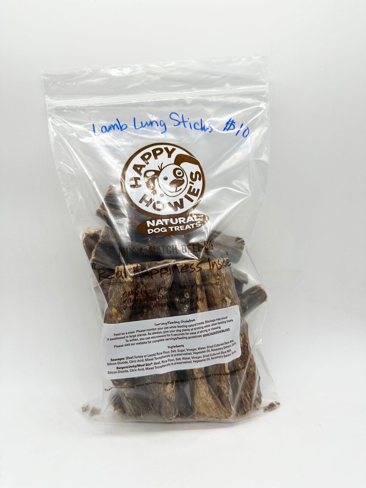 Lamb Lung Sticks