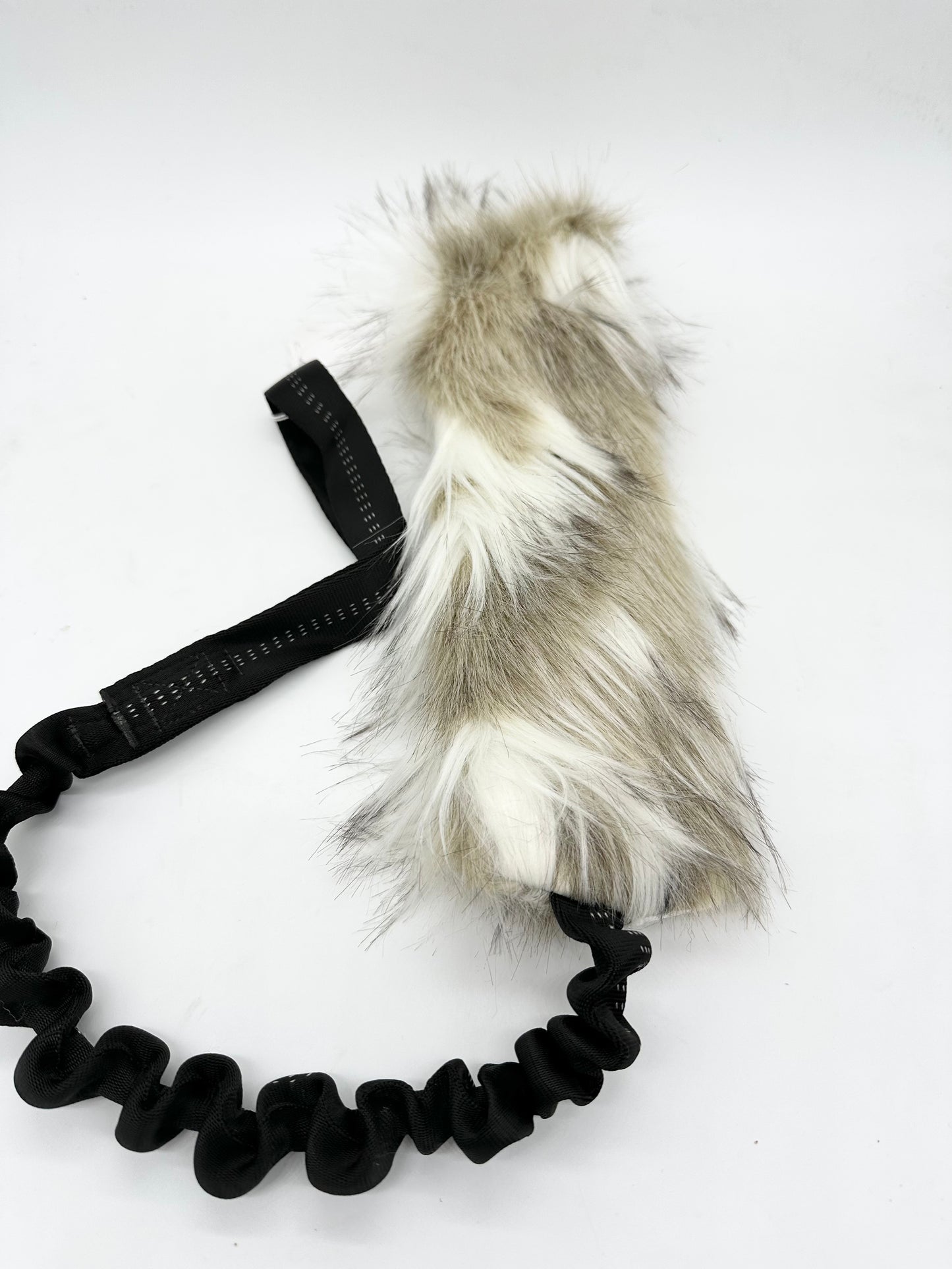 Faux Animal Fur Bungee Tug Toy