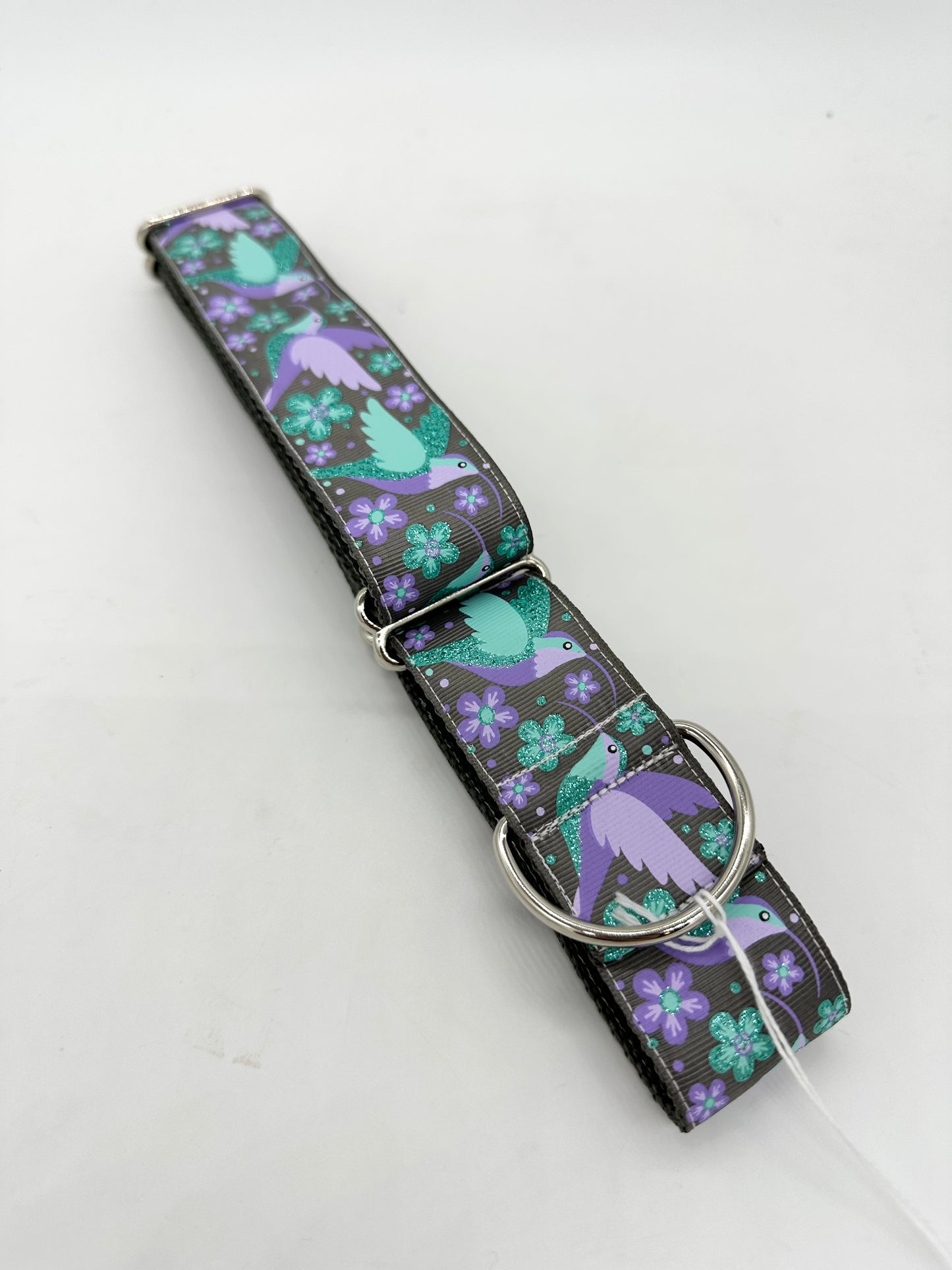 1.5 inch Hummingbird Sparkle Martingale Collar