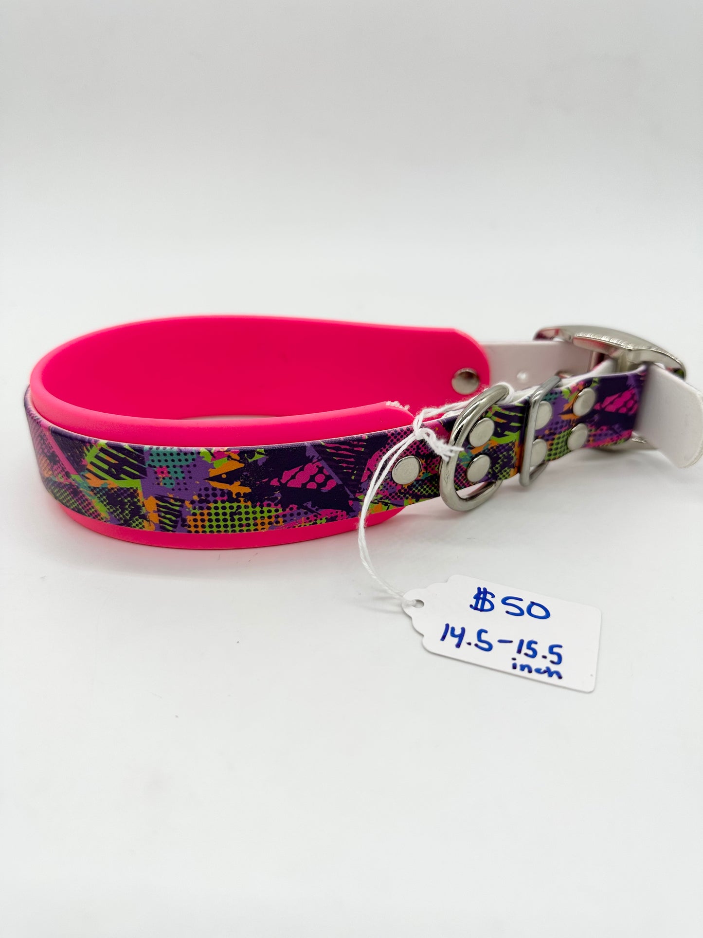 Pink Punk Rock Collar