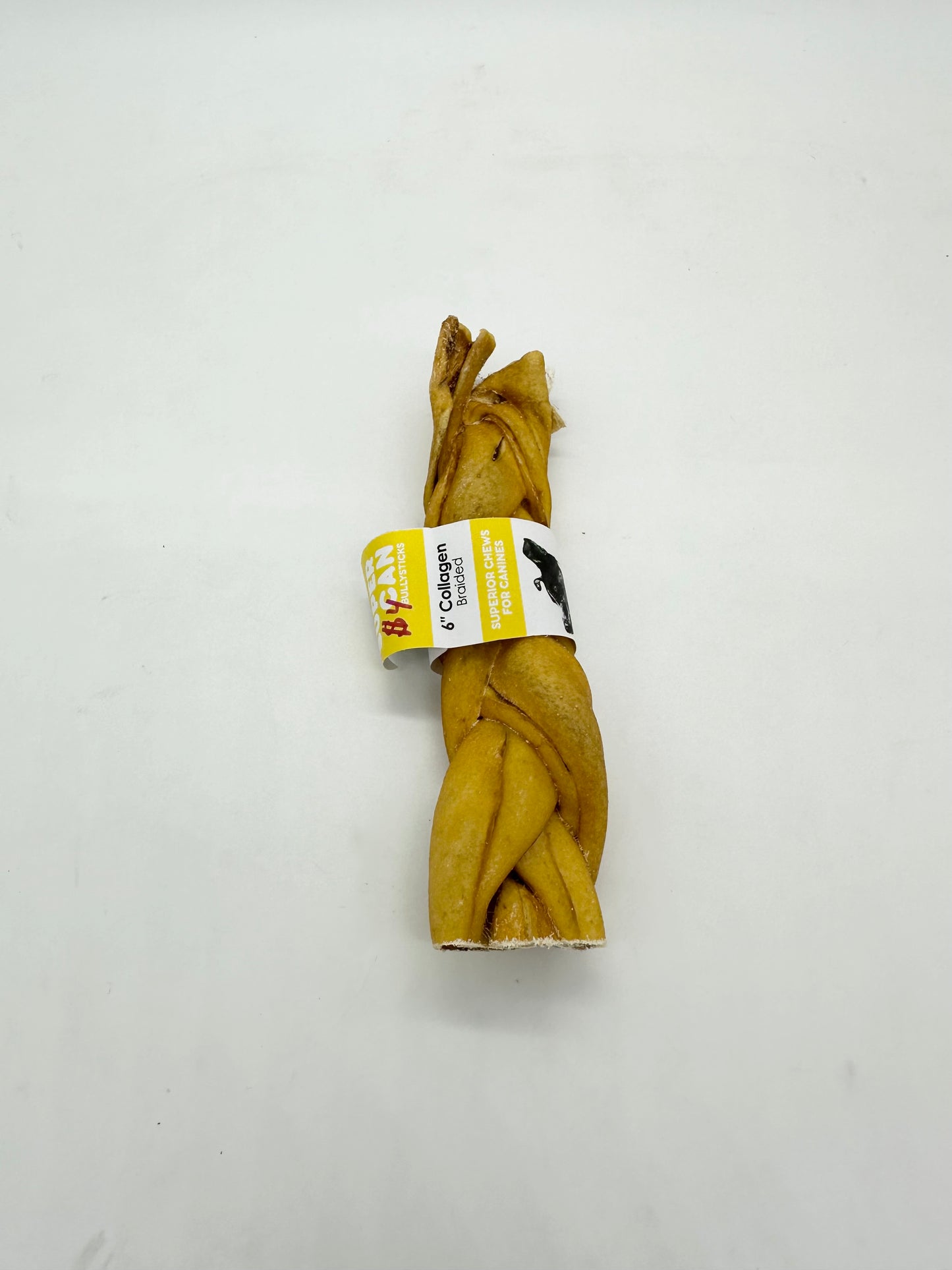 6 inch Braided Beef Collagen Chew