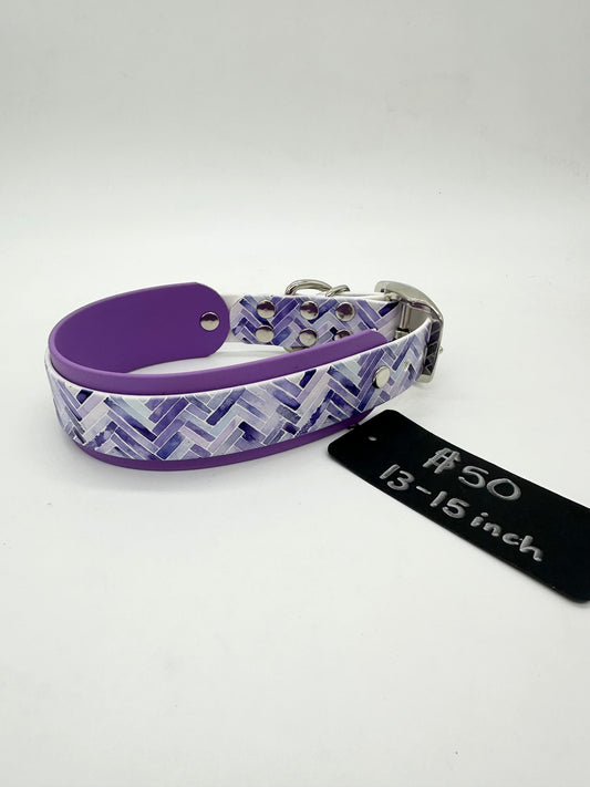 Purple Abstract Collar