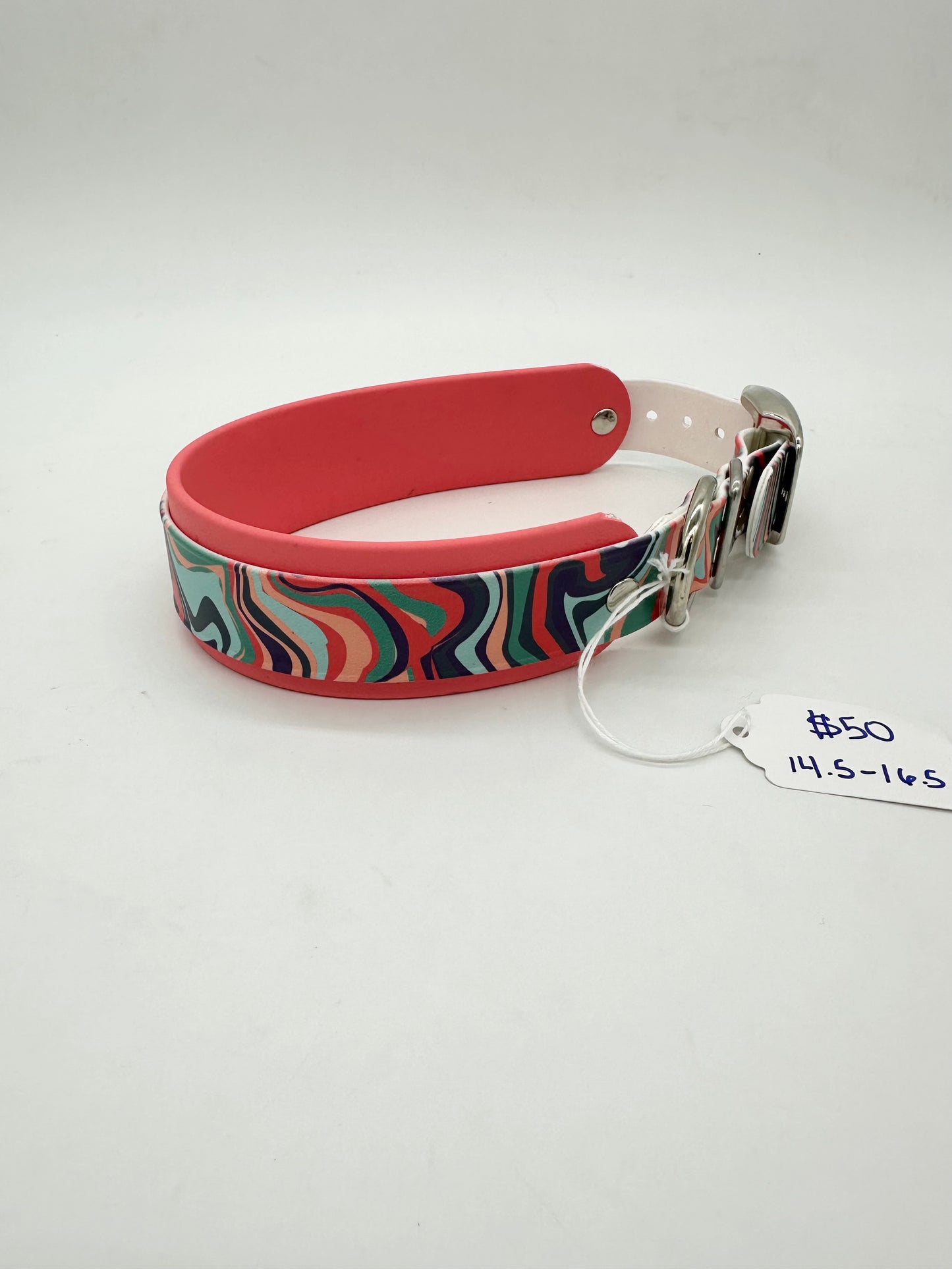 Coral Abstract Collar