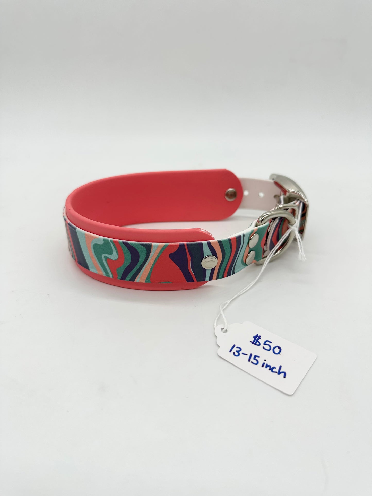 Coral Abstract Collar
