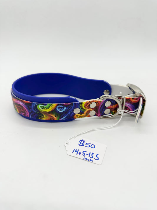 Blue Rainbow Collar