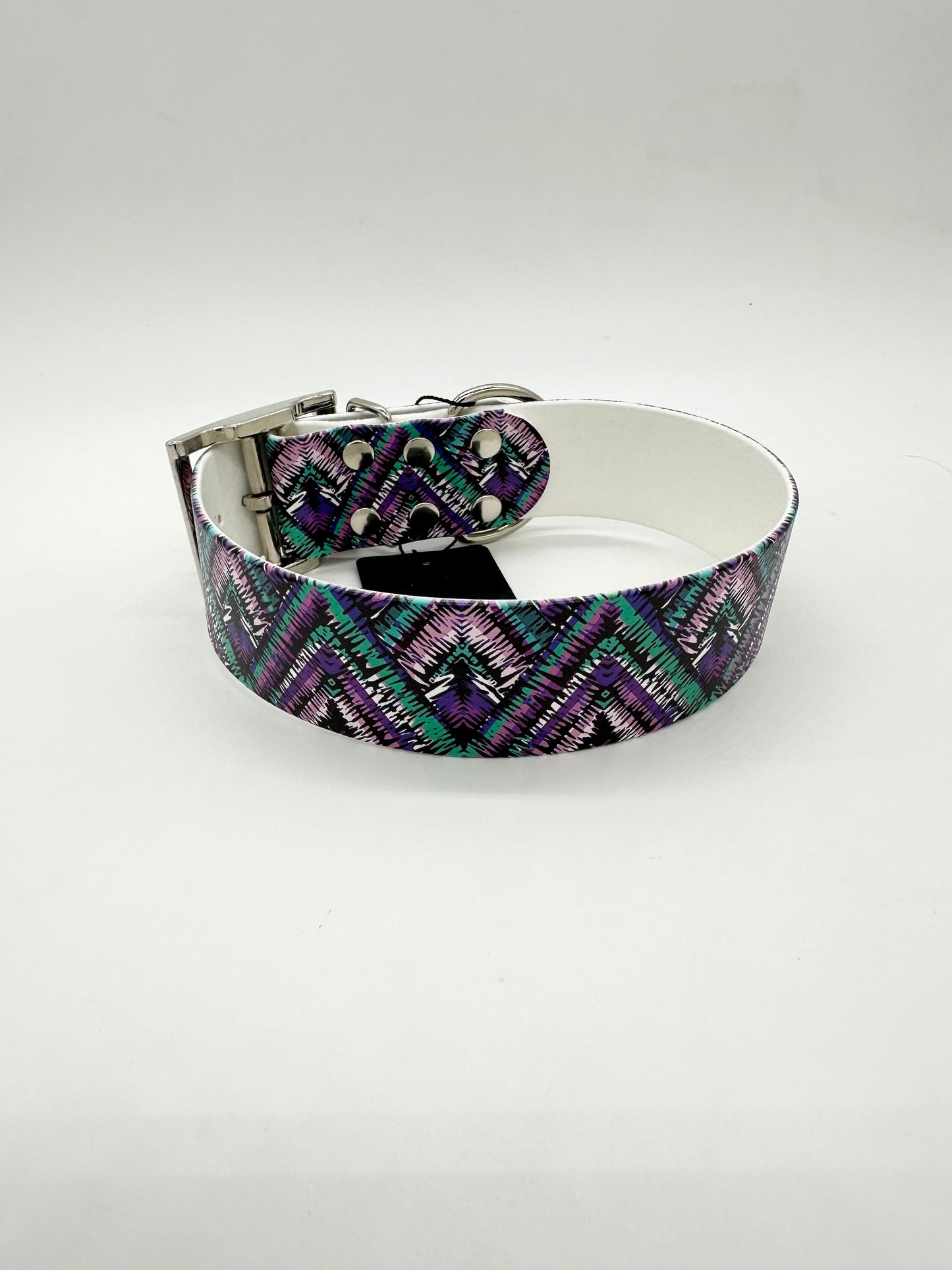 Purple and Teal Collar