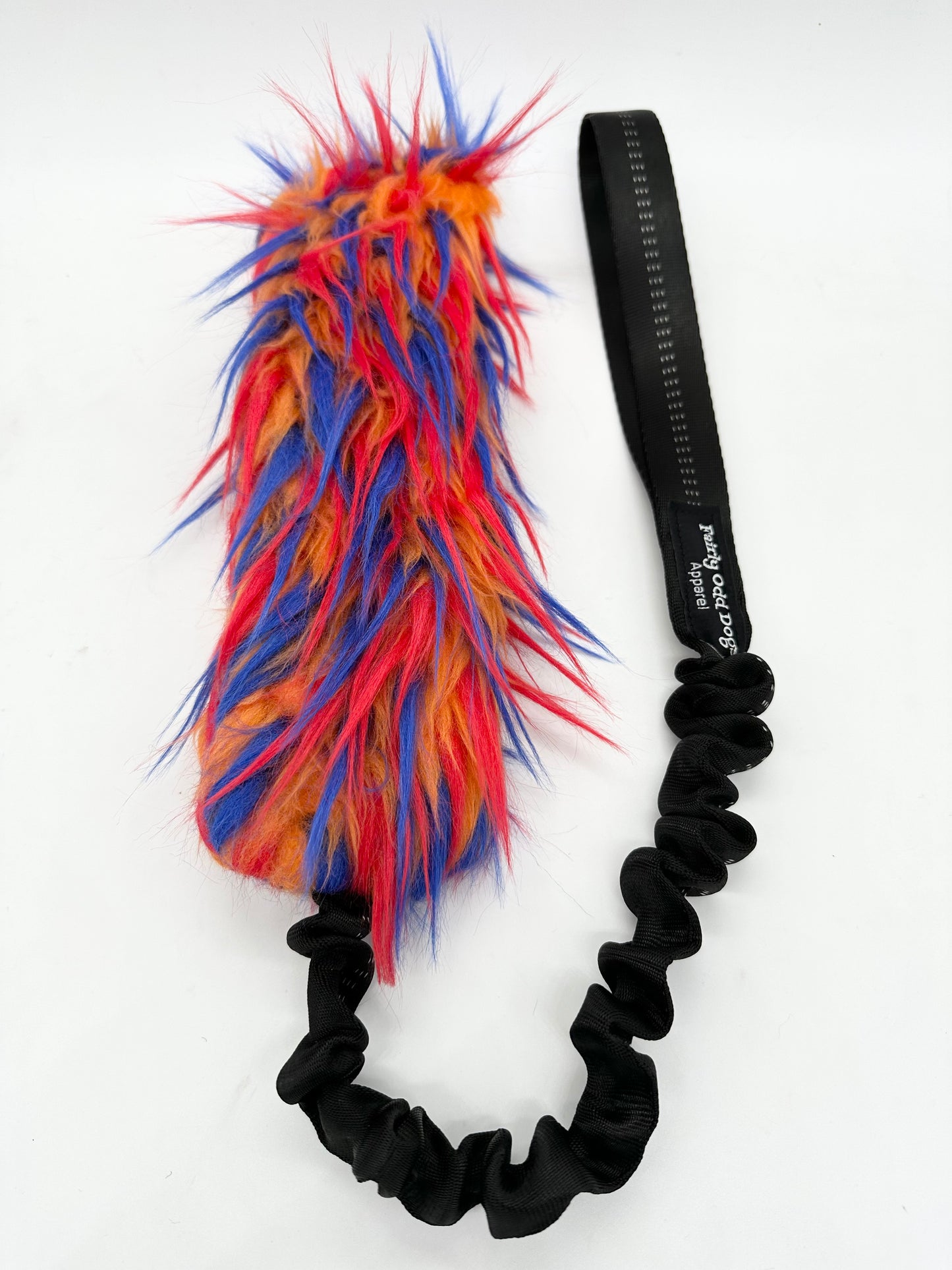 Orange Blue Red Bungee Tug Toy